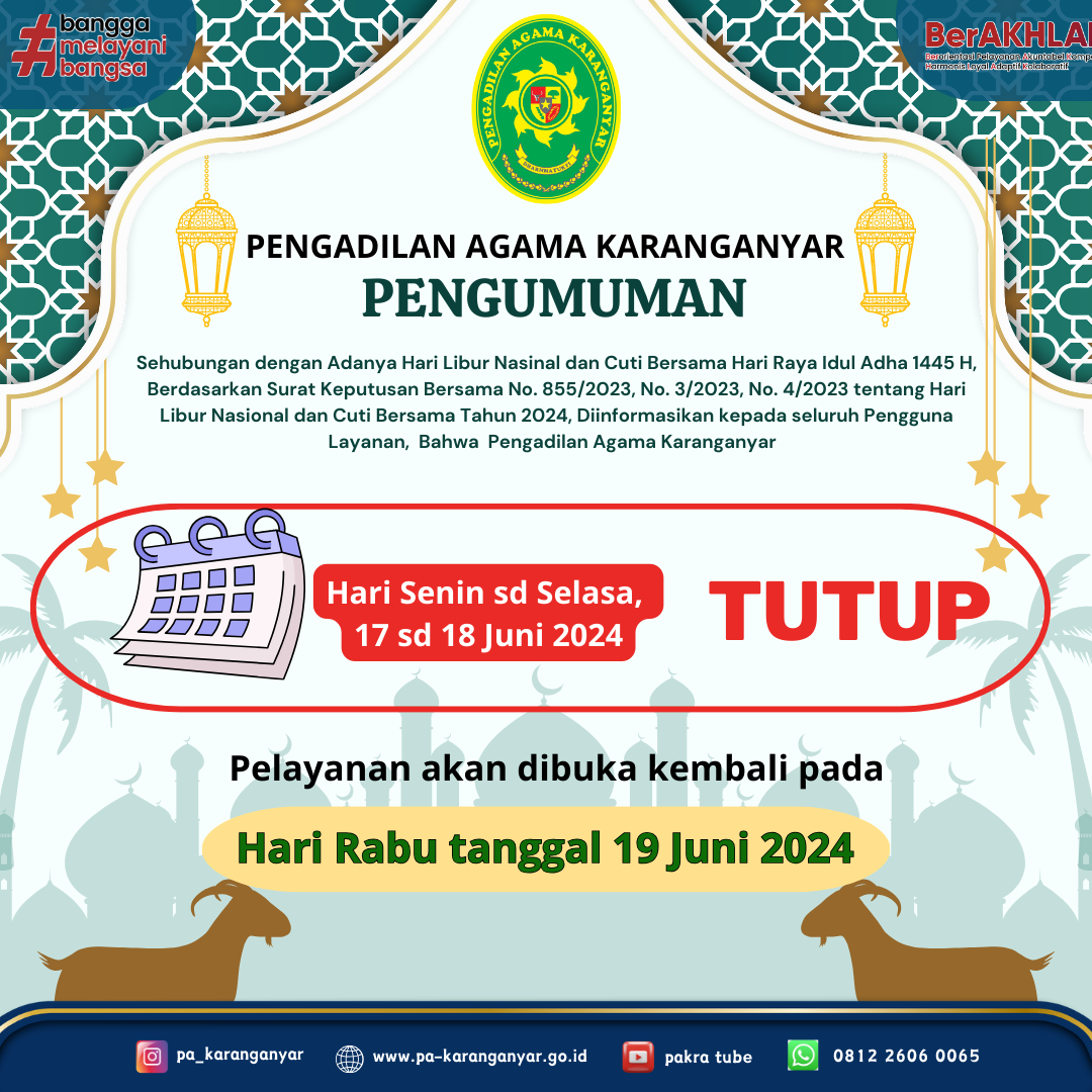 pengumuman libur