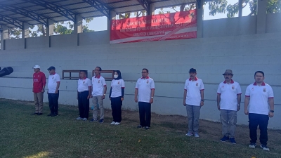 HAKIM PENGADILAN AGAMA KARANAGANYAR HADIRI LAUNCHING KEGIATAN PERINGATAN KEMERDEKAAN REPUBLIK INDONESIA 2023 DI GOR RM SAID KARANGANYAR