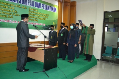 "Tenaga Baru, Semangat baru, Pengadilan Agama Karanganyar"