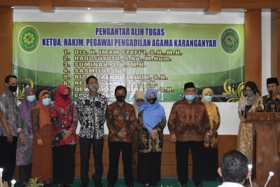 PENGANTAR ALIH TUGAS PENGADILAN AGAMA KARANGANYAR