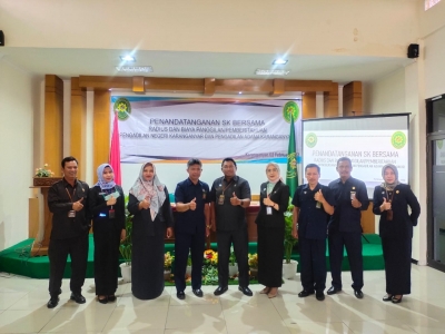 SKB PA Karanganyar dan PN Karanganyar tentang radius dan biaya pemanggilan