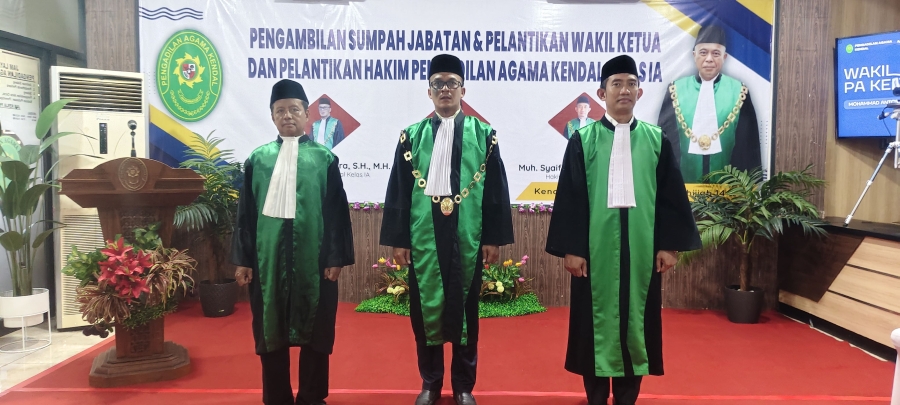 Moh. Anton Dwi Putra, S.H., M.H. Resmi Dilantik Sebagai Wakil Ketua Pengadilan Agama Kendal